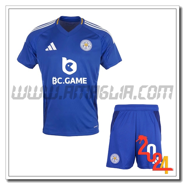 Kit Maglia Leicester City Prima + Pantaloncini 2024/2025