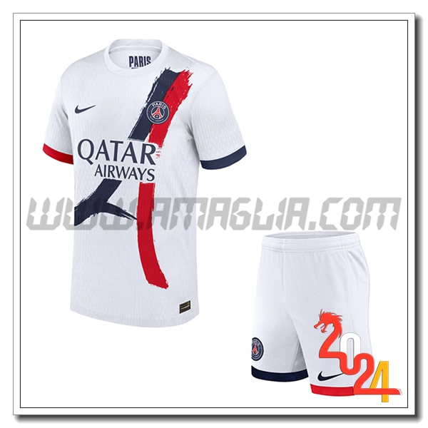Kit Maglia PSG Seconda + Pantaloncini 2024/2025