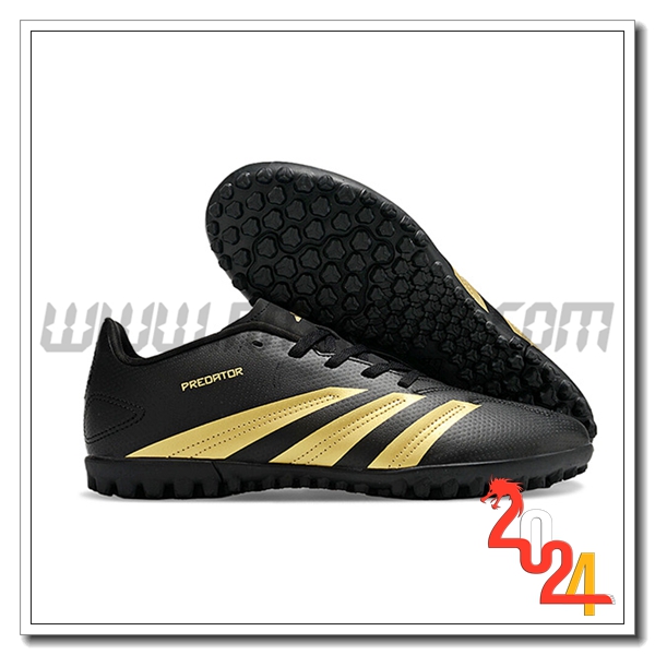 Adidas Scarpe Da Calcio Predator Club TF Nero/Giallo -03