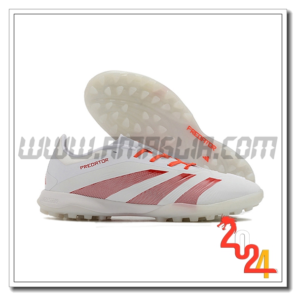Adidas Scarpe Da Calcio PREDATOR 24 ELITE TF BOOTS39 Bianco/Rosso