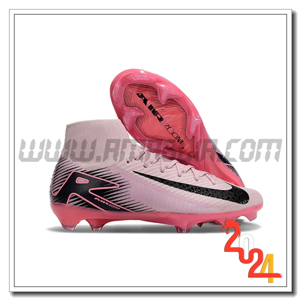 Nike Scarpe Da Calcio Air Zoom Mercurial Superfly IIX Elite FG Rosa/Nero