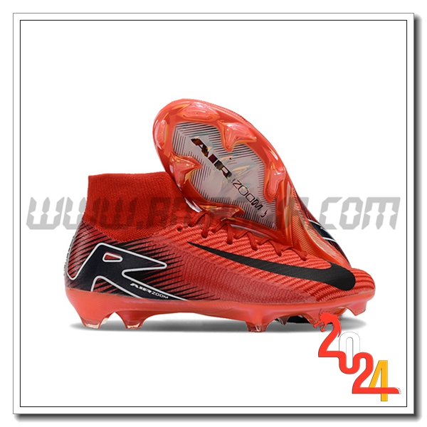 Nike Scarpe Da Calcio Air Zoom Mercurial Superfly IIX Elite FG Arancia/Nero