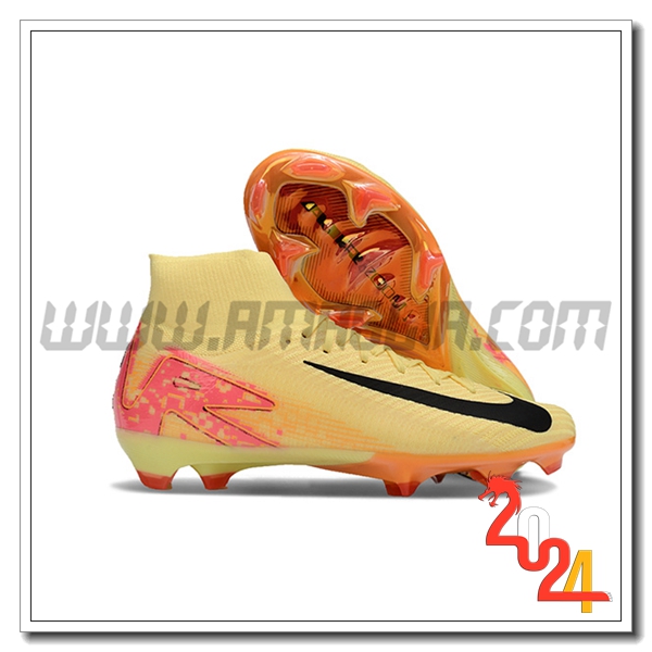 Nike Scarpe Da Calcio Air Zoom Mercurial Superfly IIX Elite FG Giallo/Arancia/Nero