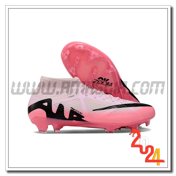 Nike Scarpe Da Calcio Air Zoom Mercurial Superfly IX Academy FG Rosa/Nero