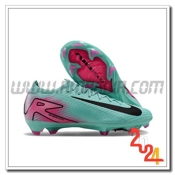 Nike Scarpe Da Calcio AIR Zoom Mercurial Vapor 16 Elite XXV FG Verde/Rosa/Nero