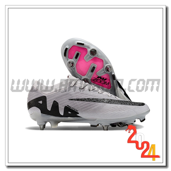 Nike Scarpe Da Calcio Air Zoom Mercurial Vapor XV Elite SG Grigio/Nero