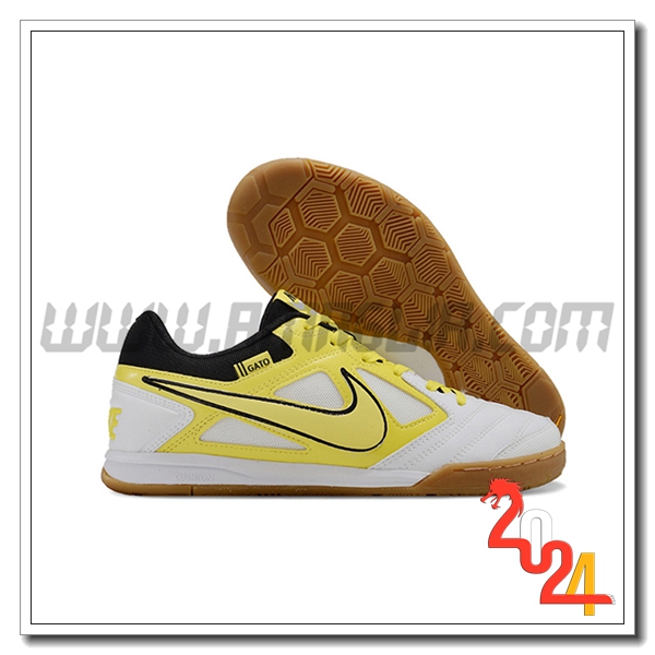 Nike Scarpe Da Calcio Supreme x Nike SB Gato Bianco/Giallo