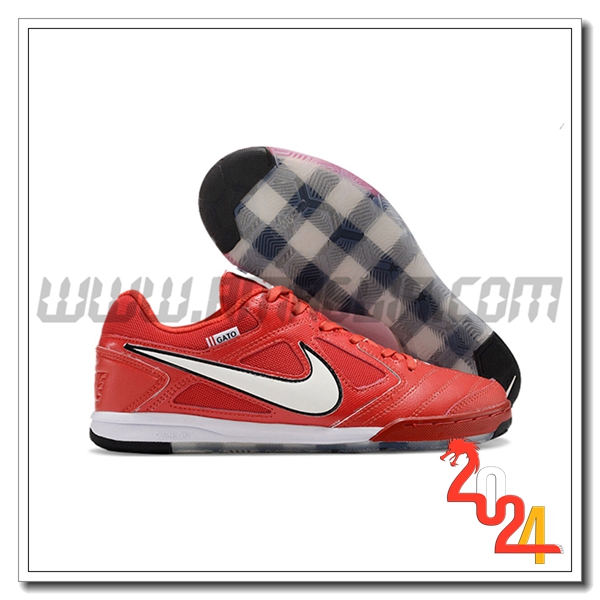 Nike Scarpe Da Calcio Supreme x Nike SB Gato Bianco/Rosso