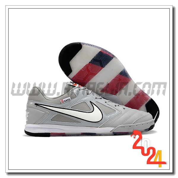 Nike Scarpe Da Calcio Supreme x Nike SB Gato Grigio/Bianco