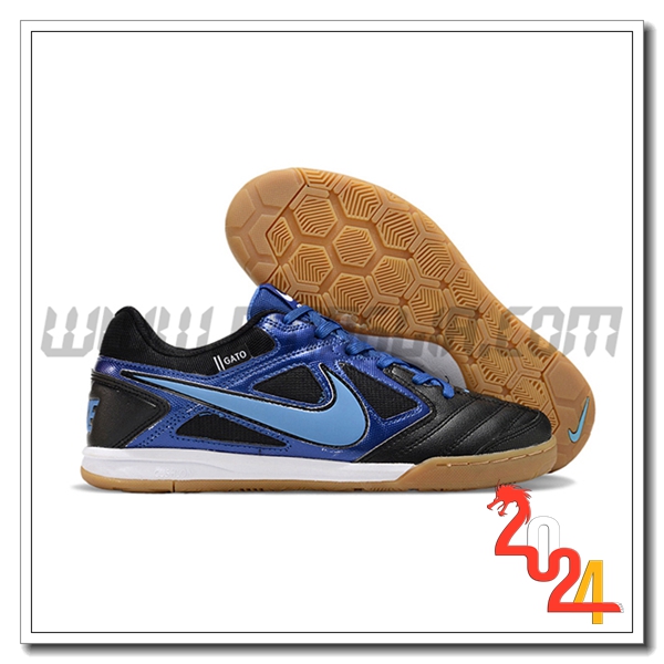 Nike Scarpe Da Calcio Supreme x Nike SB Gato Nero/Blu -02