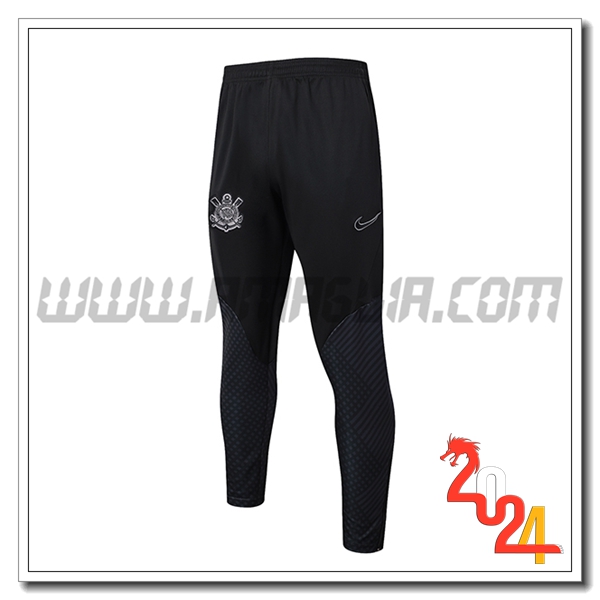 Pantaloni Da Allenamento Corinthians Nero/Grigio 2024 2025