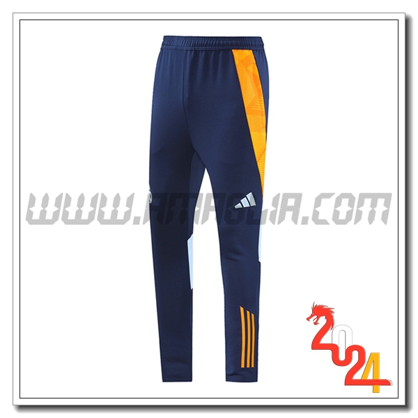 Pantaloni Da Allenamento Real Madrid Giallo/viola 2024 2025