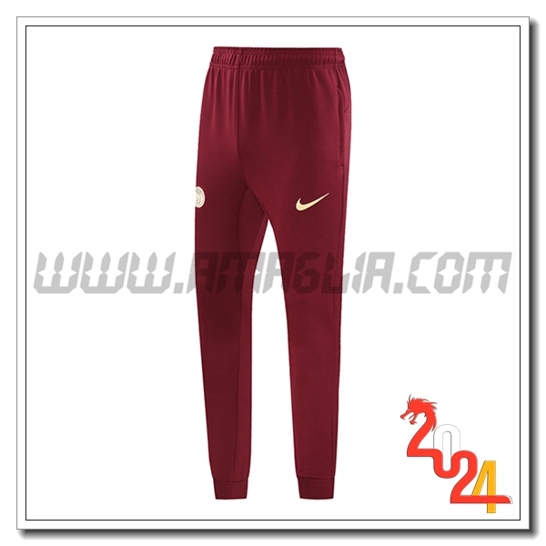 Pantaloni Da Allenamento PSG Rosso/Verde 2024 2025