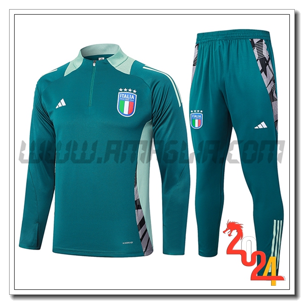 Tuta Allenamento Italia Verde 2024 2025