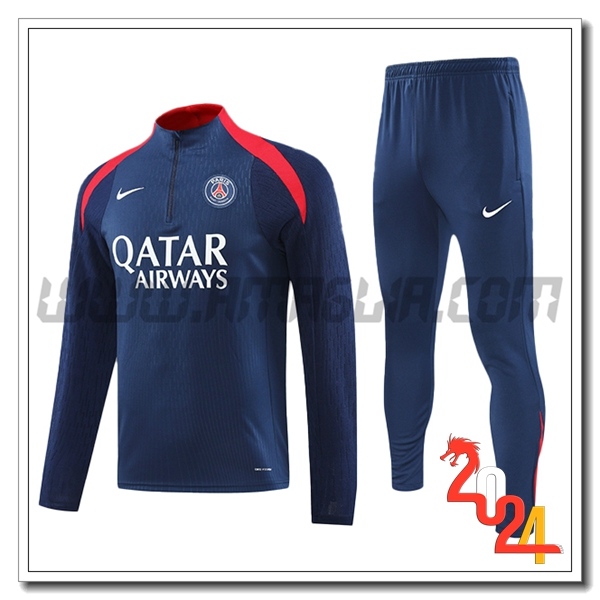 Tuta Allenamento PSG Blu/Rosso 2024 2025