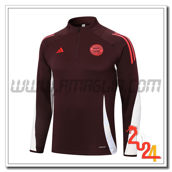 Felpa Allenamento Bayern Monaco viola/Rosso 2024 2025