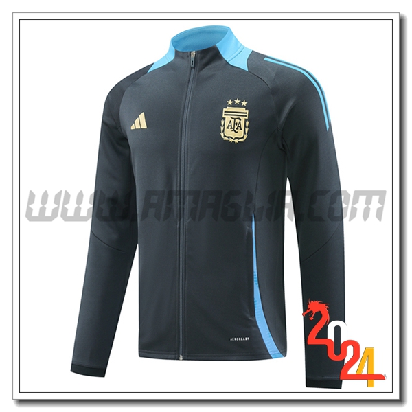 Giacca Calcio Argentina Grigio Scuro 2024 2025
