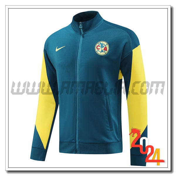 Giacca Calcio Club America Verde/Giallo 2024 2025
