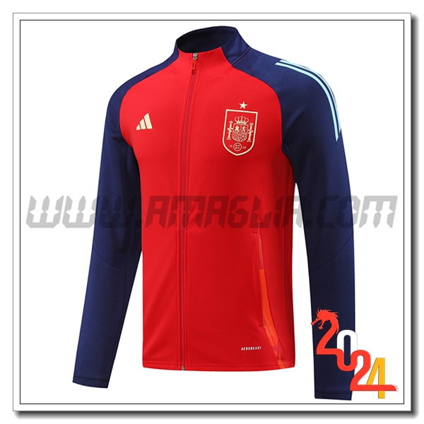 Giacca Calcio Spagna Rosso/viola 2024 2025