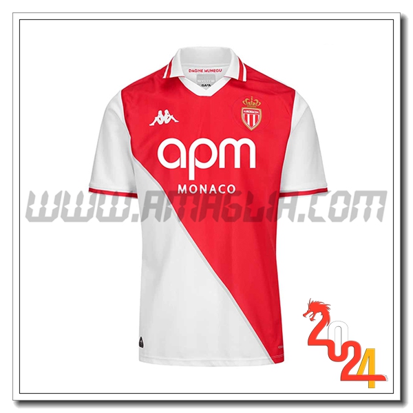 Nuova Maglie Calcio AS Monaco Prima 2024/2025