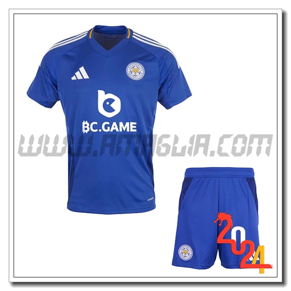 Nuova Maglie Calcio Leicester City Bambino Prima 2024/2025