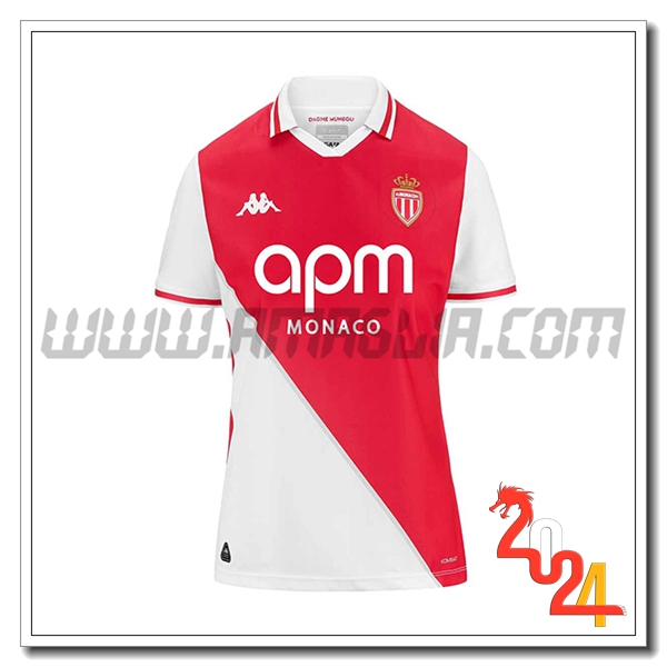 Maglie Calcio AS Monaco Donna Prima 2024/2025
