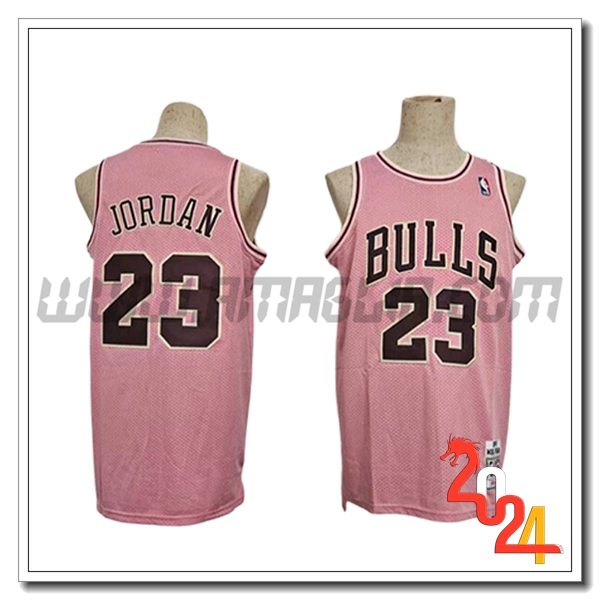 Maglia Chicago Bulls (JORDAN #23) 2024/25 Rosa/Nero