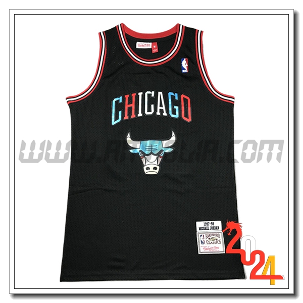 Maglia Chicago Bulls (JORDAN #23) 2024/25 Nero -04