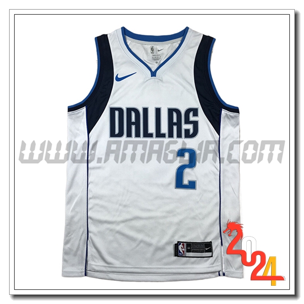 Maglia Dallas Mavericks (LIVELY II #2) 2024/25 Bianco/Blu/Nero