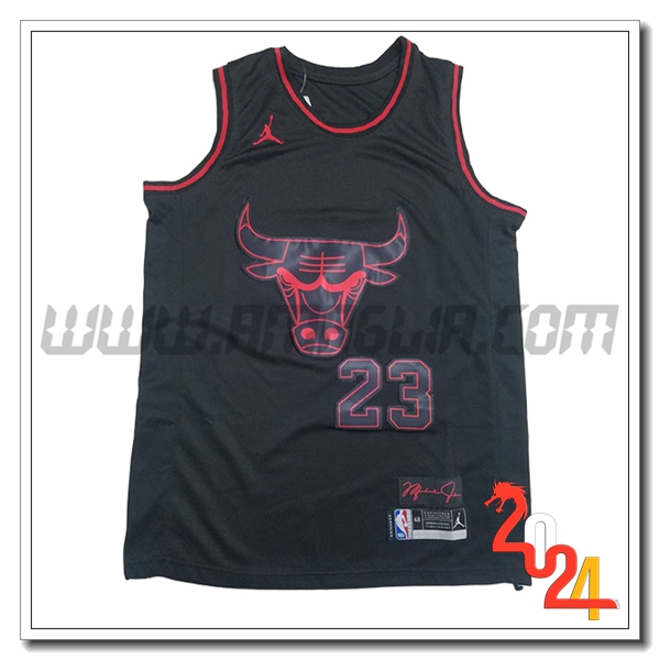 Maglia Chicago Bulls (JORDAN #23) 2024/25 Nero/Rosso -06