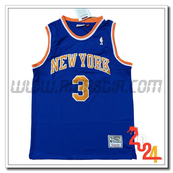 Maglia New York Knicks (STARKS #3) 2024/25 Blu/Giallo
