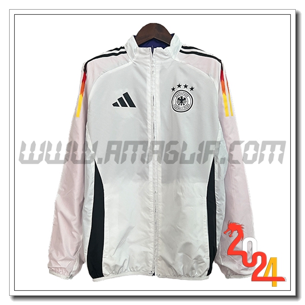 Giacca A Vento Germania Bianco/Nero 2024 2025