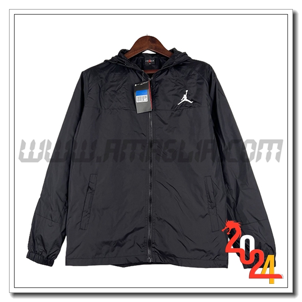Giacca A Vento Jordan Nero 2024 2025