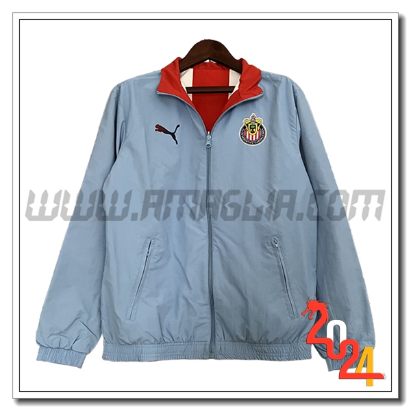 Giacca A Vento C.D.Guadalajara Blu 2024 2025