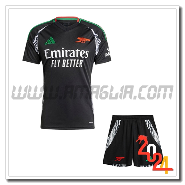 Kit Maglia Arsenal Seconda + Pantaloncini 2024 2025