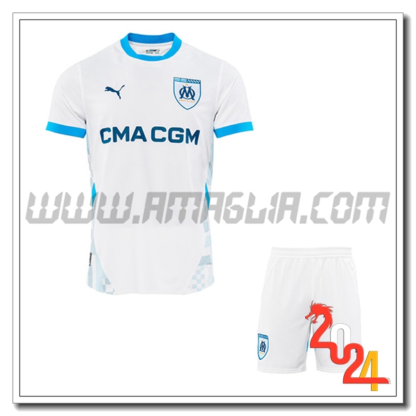 Kit Maglia Marsiglia OM Prima + Pantaloncini 2024 2025