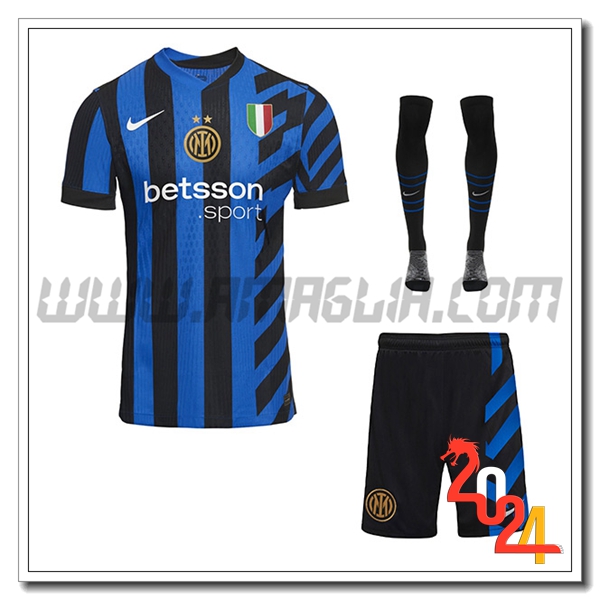 Kit Maglia Inter Milan Prima (Pantaloncini + Calzini) 2024 2025