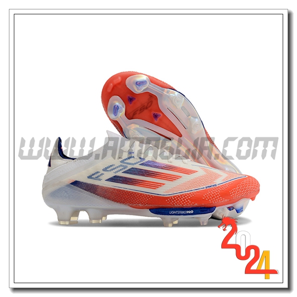 Adidas Scarpe Da Calcio F50+.1 FG Bianco/Arancia/Blu