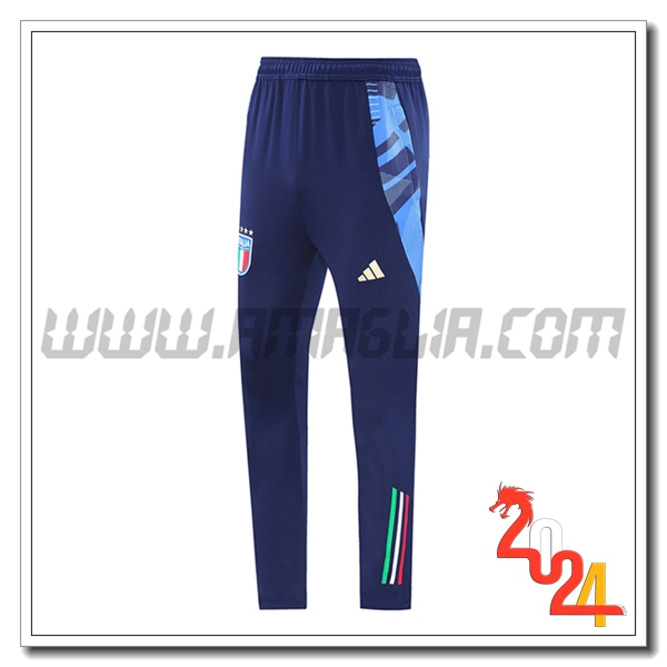 Pantaloni Da Allenamento Italia Blu Reale 2024 2025