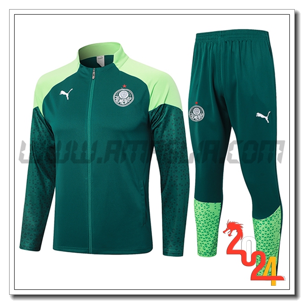 Tuta Allenamento Giacca Palmeiras Verde 2024 2025