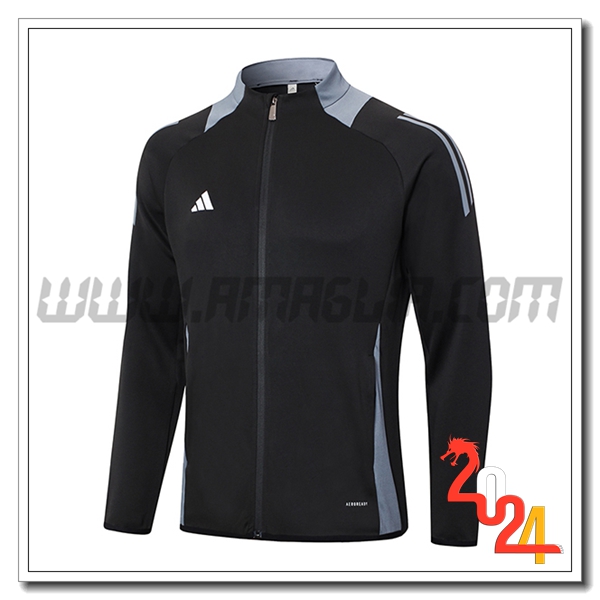 Giacca Calcio Adidas Nero/Grigio 2024 2025