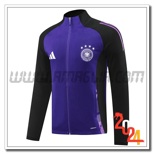 Giacca Calcio Germania Nero/viola 2024 2025 -03