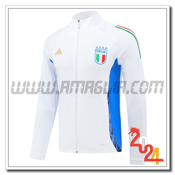 Giacca Calcio Italia Bianco/Blu 2024 2025