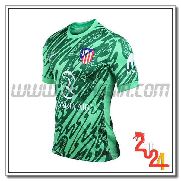 Maglia Calcio Portiere Atletico Madrid 2024 2025 Verde