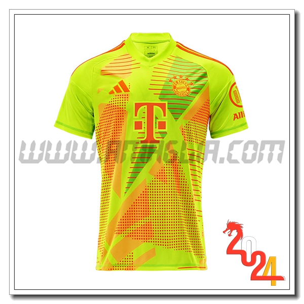 Maglia Calcio Portiere Bayern Monaco 2024 2025 Verde
