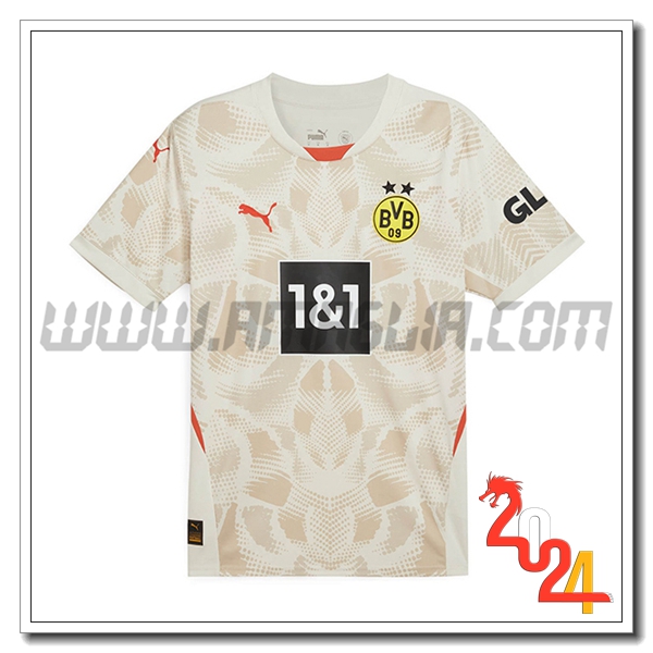 Maglia Calcio Portiere Dortmund 2024 2025 Giallo