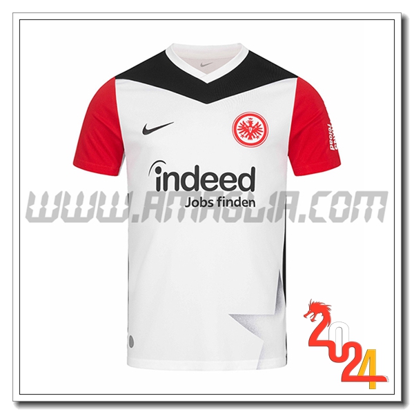 Eintracht Frankfurt Prima Maglia Calcio 2024 2025