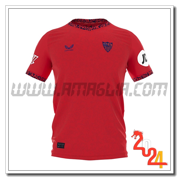 Sevilla FC Seconda Maglia Calcio 2024 2025