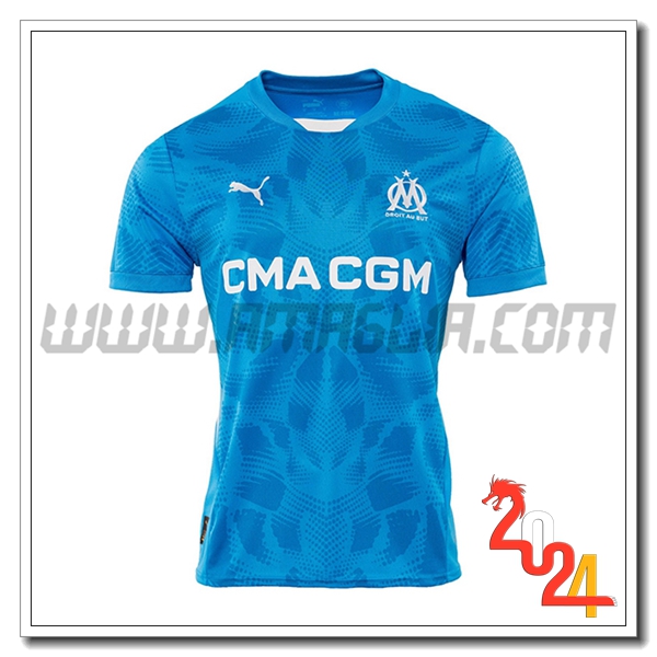 Maglia Calcio Portiere Marsiglia OM 2024 2025 Bleu