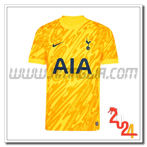 Maglia Calcio Portiere Tottenham Hotspurs 2024 2025 Giallo